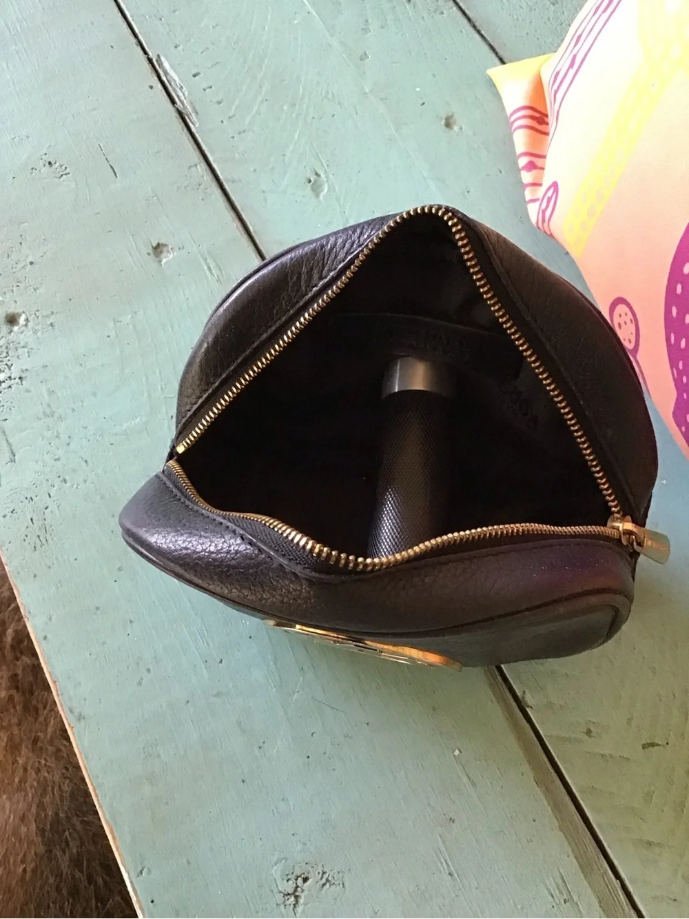 Michael Kors makeup bag.
